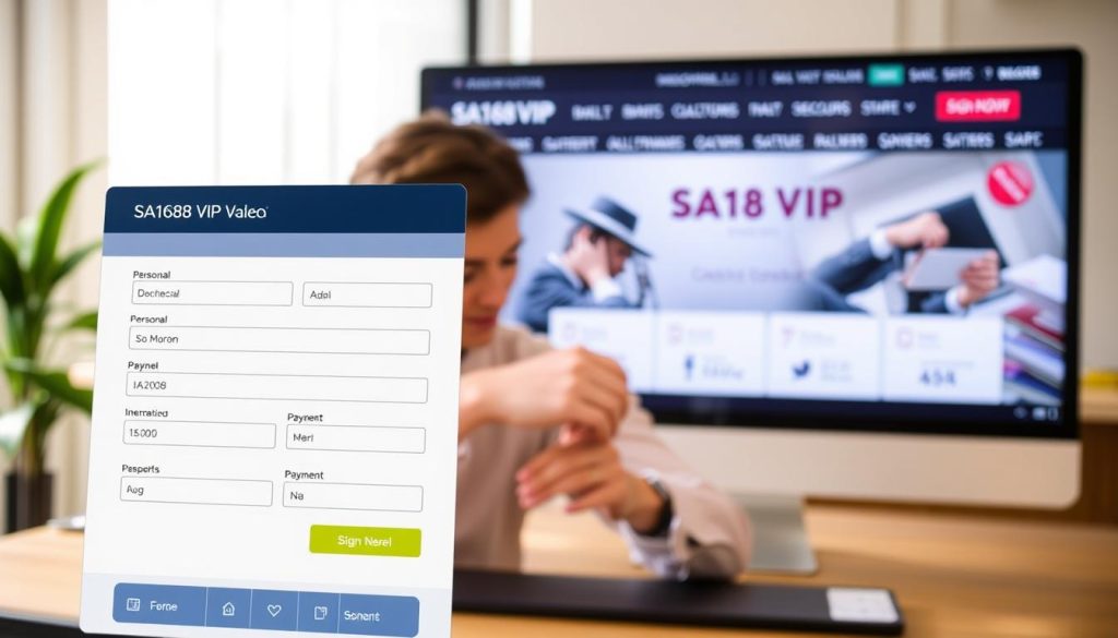 ขั้นตอนการสมัคร SA1688 VIP